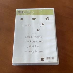 NEW Stampin’ Up! “So Happy For You” Rubber Stamp Set